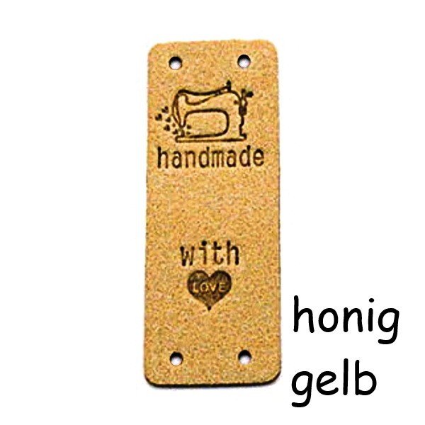 Label handmade Nähmaschine
