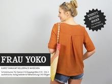 FRAU YOKO - kurze Tunika mit Kellerfalte im Rücken