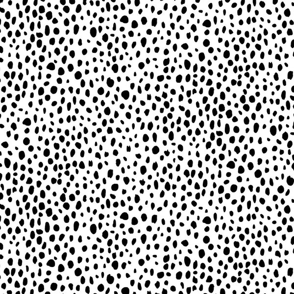 FRENCH TERRY RAIN OF DOTS - WHITE