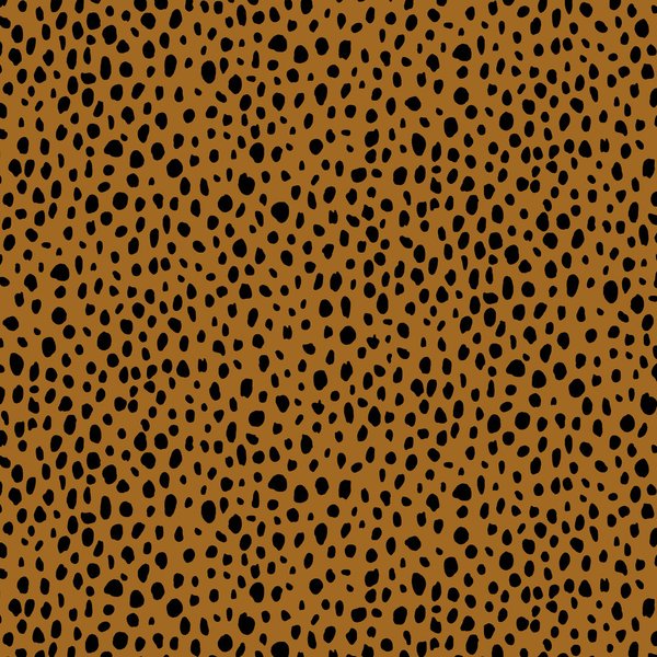 FRENCH TERRY RAIN OF DOTS - LIGHT BROWN