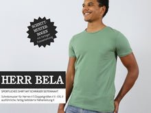 HERR BELA - sportliches Shirt mit schräger Seitennaht