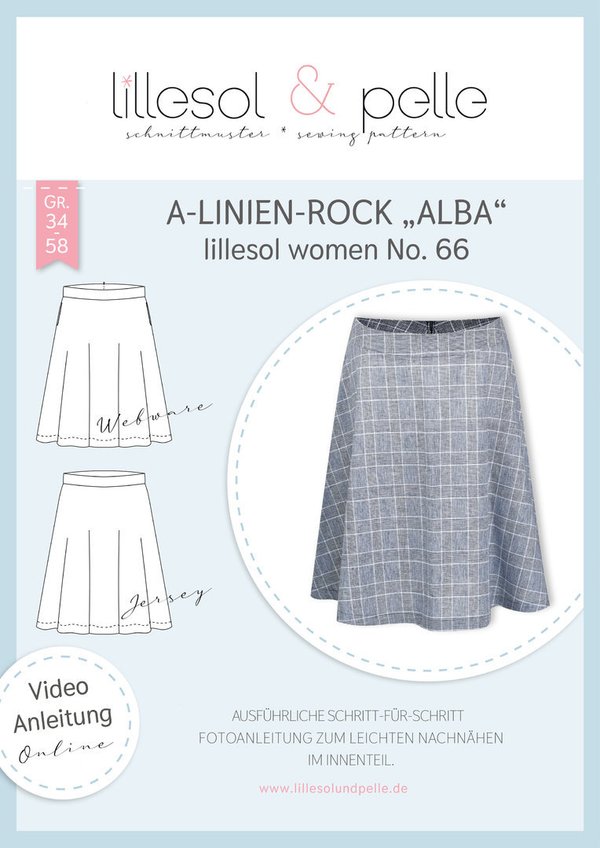 lillesol women No.66 A-Linien-Rock „Alba